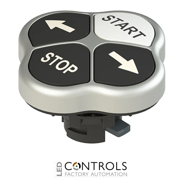 E2 1PQFA9QAAC Pizzato Quadruple pushbutton