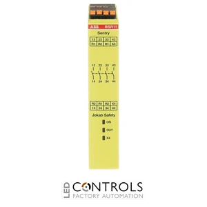 2TLA010040R0201 ABB Sentry BSR11P 24VDC 4NO Safety Relay