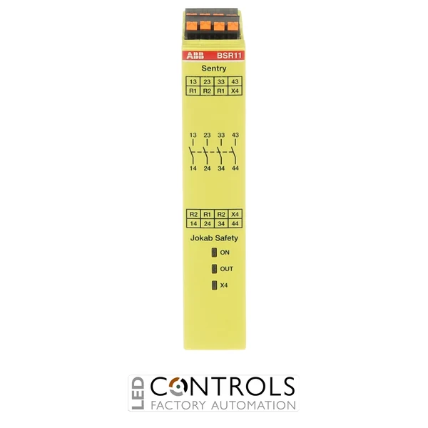 2TLA010040R0201 ABB Sentry BSR11P 24VDC 4NO Safety Relay