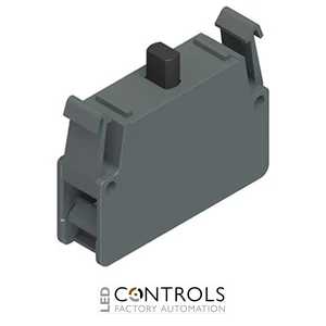 E2 CP01K2V1 Pizzato Panel fixing contact block, slow action 1NC late break