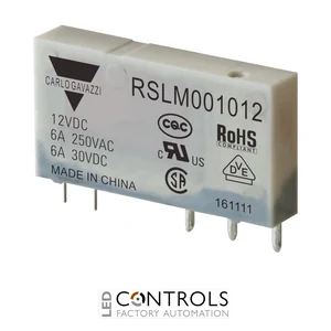 RSLM001012 - Relay 6A 250VAC/30VDC, 12VDC COIL, SPDT