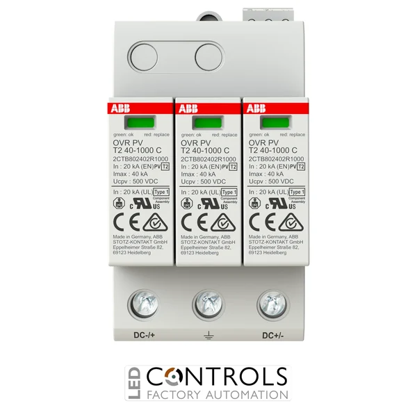 2CTB802401R1000 ABB OVR PV T2 40-1000 P TS Photovoltaic Surge Protective Device