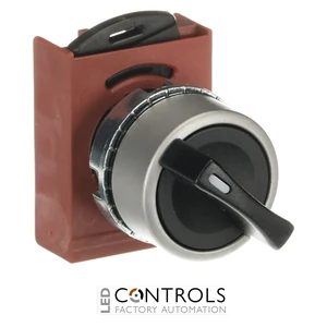 1SFA184140R9006 ABB P9MSMD5N P9M Two-Position Black Momentary Selector Switch - image 3