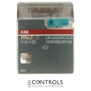 1SVR405623R1100 ABB CR-U024DC3LD Pluggable Relay 3 C/O 24 V DC - image 2