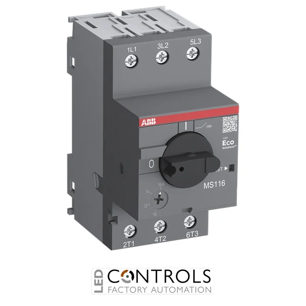 1SAM250000R1006 ABB MS116-1.6 Manual Motor Starter 1.0 ... 1.6 A