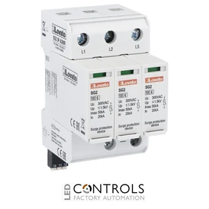 SG23PA300R - SURGE PROTECTION DEVICE TYPE 2 3P PLUGIN + RELAY