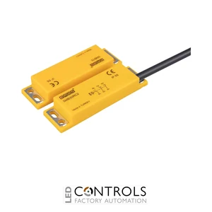 EMAS SMB30RC2-B15 EMAS PLASTIC RIGHT EXIT 2NC+1NO 5MM W/O LED 2MT CABLE 78MM RECTANGULAR MAGNETIC DOOR SWITCH