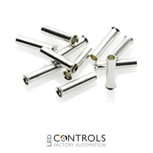 UCEF2512 Partex uninsulated cord end ferrule, 2.5mm², 12mm barrel