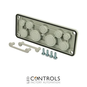 3590862 Fibox MB 10862 SET Size 2 incl. flange, gasket and connector set