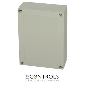 6012314 Fibox PC 150/50 LG Enclosure, Polycarbonate Low base, grey cover