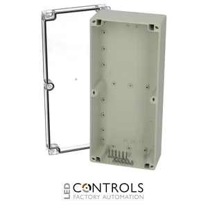 7022851 Fibox PCT 163610 Enclosure, Polycarbonate Clear transparent cover