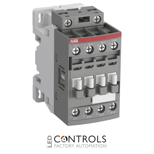 1SBL236261R2200 ABB AF26ZB-40-00-22 - AF26ZB 26A 4 Pole AF Series Contactor No Auxiliary Contact