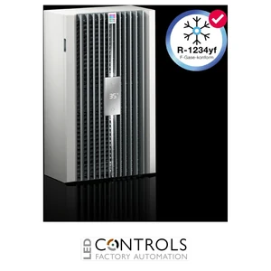 SK3480.800 Rittal Blue e+ S wall-mounted cooling unit, 780 W, with condensate evaporator, R-1234yf Refrigerant