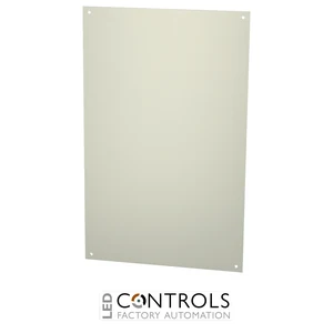 7720028 Fibox FP 36/31 Front plate (aluminium), for enclosures: 383x316x134, 390x316x167