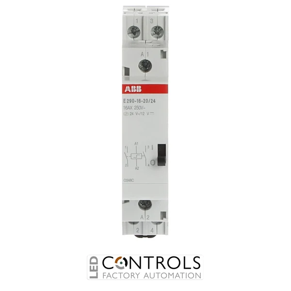 2TAZ312000R2042 ABB E290-16-20/24 Latching Relay 2NO 16 A 24 V AC / 12 V DC