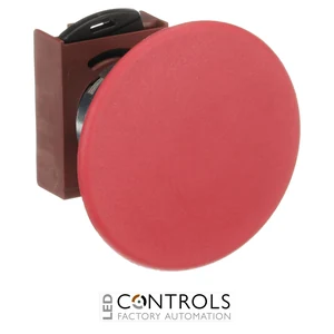 1SFA184051R9001 ABB P9MEM6RN Red 60 mm Momentary Mushroom Pushbutton - image 3