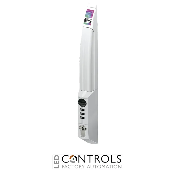 DK7200.800 Rittal TS8 Comfort handle with code For IT RAL 7035