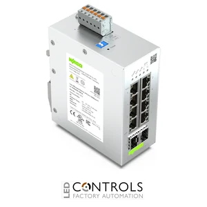 852-1813 Wago Lean Managed Switch;8 Ports 1000Base-T;2-Slot 1000BASE-SX/LX