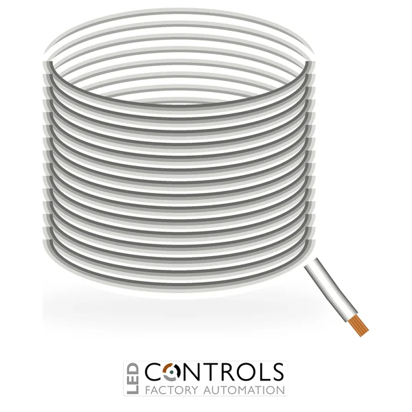 Clynder Tri-rated Panel Wire H07V2-K 1.5mm² White – per metre