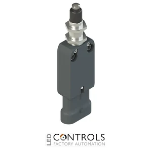 NF B110EE-SAK Pizzato Modular prewired switch with plunger, M12 threaded bearing and external rubber gasket