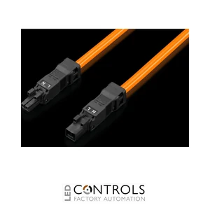 SZ2500.550 Rittal THROUGH - WIRING 2 POLE 1000MM WITH CONNECTOR AND SOCKET, UL