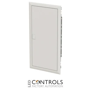 2CPX077843R9999 ABB UK648E3 Flush-Mounted Consumer Unit 48 Modules IP30 RAL 9016 with Door and Terminals - image 2