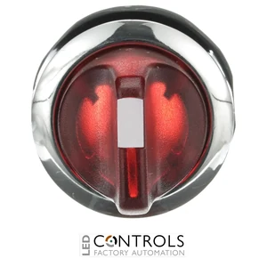 1SFA611200R3101 ABB M2SS1-31R Red Illuminated 2-Position Selector Switch - image 2
