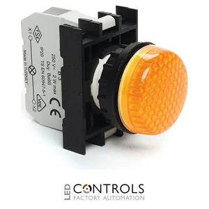EMAS B030XS EMAS SIGNAL ARMATURE (USABLE WITH NEON LAMP) YELLOW