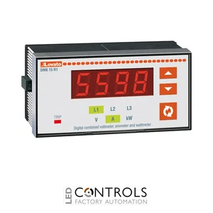 DMK15R1 - V-A-W MULTIMETER 96X48MM+PROGR. RELAY