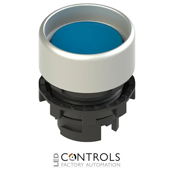 E2 3PL2P6290 Pizzato Illuminated blue booted pushbutton