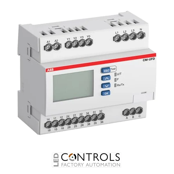 1SVR560731R3704 ABB CM-UFD.M35M Grid feeding monitoring rel. 3c/o,L-L=0-540VAC,L-N=0-312VAC,ModbusRTU