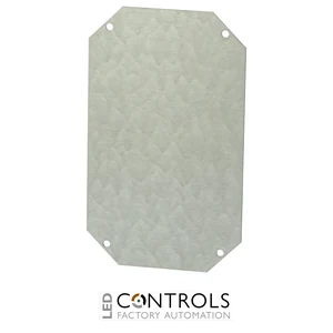 8120731 Fibox MPS ARCA 3020 Mounting plate (250x150x2 mm) Galvanized steel, for size 300x200x150