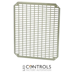 8120755 Fibox MPP ARCA 5040 Mounting plate perforated (450x350x2 mm - 26x11 mm) Galvanized steel, for size 500x400x210