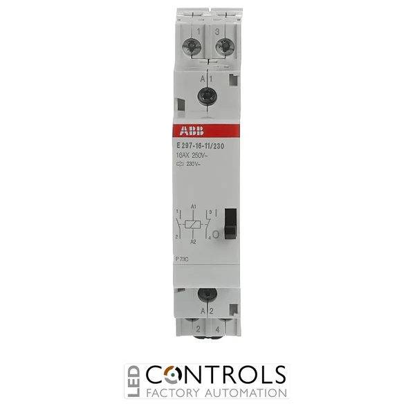 2TAZ311000R2013 ABB E297-16-11/230 Installation Relay 1NO+1NC 16 A 230 V AC