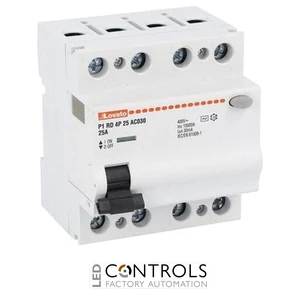 P1RD4P25AC030 - RES.CURRENT DEV.4P 25A IDN 30MA TYPE AC