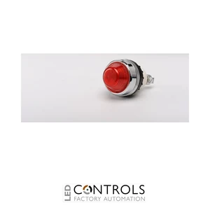 EMAS S220NK EMAS SIGNAL LAMP 22MM 220V WITH CONIC LENSE RED