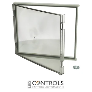 4512299 Fibox L 44 II Window for 36 modules Smoked transparent cover