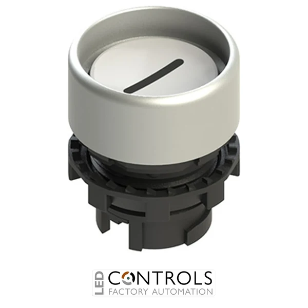 E2 1PU2P229L2 Pizzato Spring-return white booted pushbutton with marking