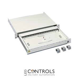 DK7170.535 Rittal Fibre-optic splicing box 1 U For D: 363mm with telescopic pull-out