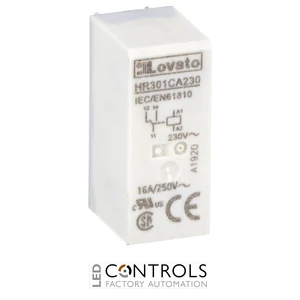 HR301CA230 - MINIATURE RELAY 1C/O 16A, 230VAC