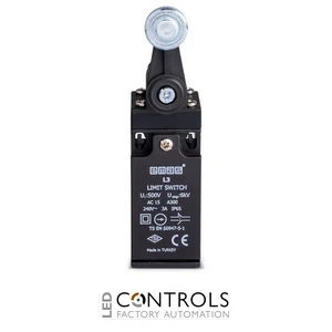 EMAS L3K13MEM121 EMAS L3 SERIES LIMIT SW. SNAP ACTION 1NC+1NO-METAL ROLLER - image 3