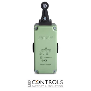 EMAS L4K16MEP121 EMAS L4 SERIES LIMIT SW. SNAP ACTION 2NC+2NO-PLASTIC ROLLER