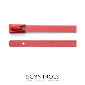 SSTRC2316 Partex Red Polyester Coated, 200mm x 4.6mm, pack 100