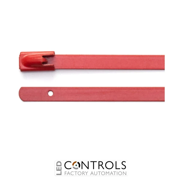 SSTRC4316 Partex Red Polyester Coated, 360mm x 4.6mm, pack 100