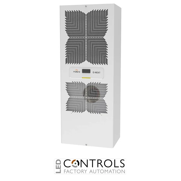 NOX40B0E1U00000 nVent Hoffman Vertical Outdoor Air Conditioner, 3850W, 230V Galvanized Steel, 1270x500x336 UL