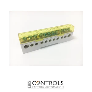 Teknomega ITB1005 - Omega Insulated 1 Pole Distribution Block 80A - 11 Ways