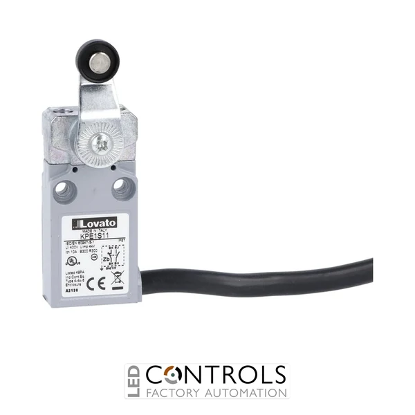 KPE1S11 - ROLLER LEVER PREW. METAL 1NO+1NC SNAP AC