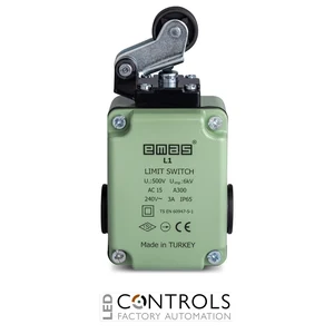 EMAS L1K13MIP211 EMAS L1 SERIES LIMIT SW. SNAP ACTION 1NC+1NO-PL. ROLLER - image 3