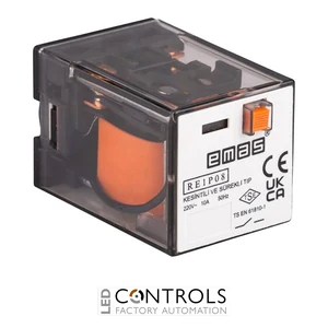 EMAS RE1P08AC012 EMAS RELAY 8 PIN 12 V AC