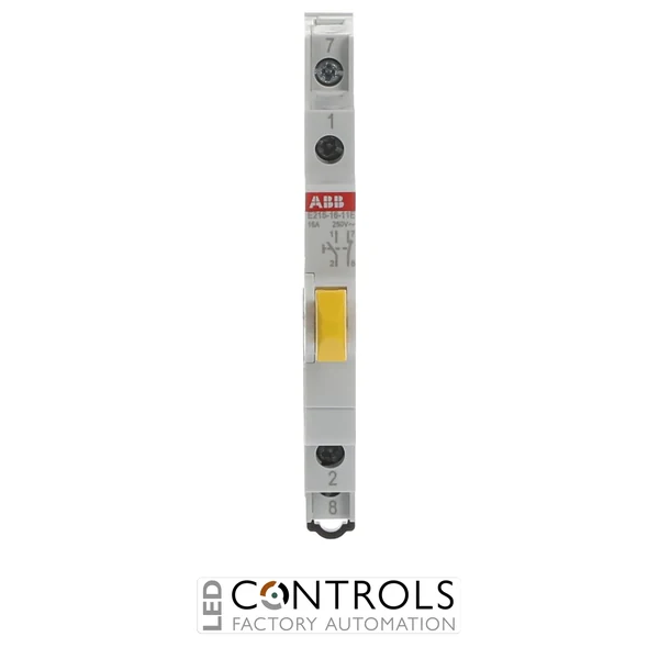 2CCA703153R0001 ABB E215-16-11E 16 A 1NO/1NC Yellow Pushbutton
